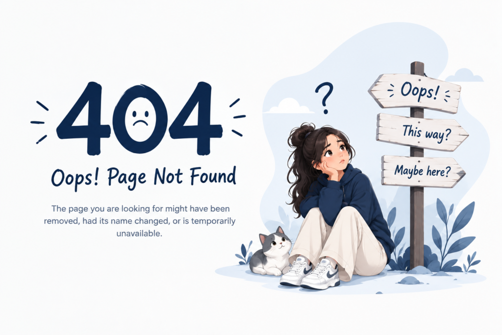 404 error page